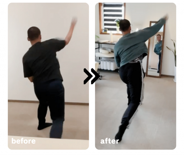 スローイング時の肘のズキっとした痛みの改善症例